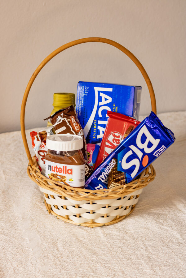 Cesta de chocolates