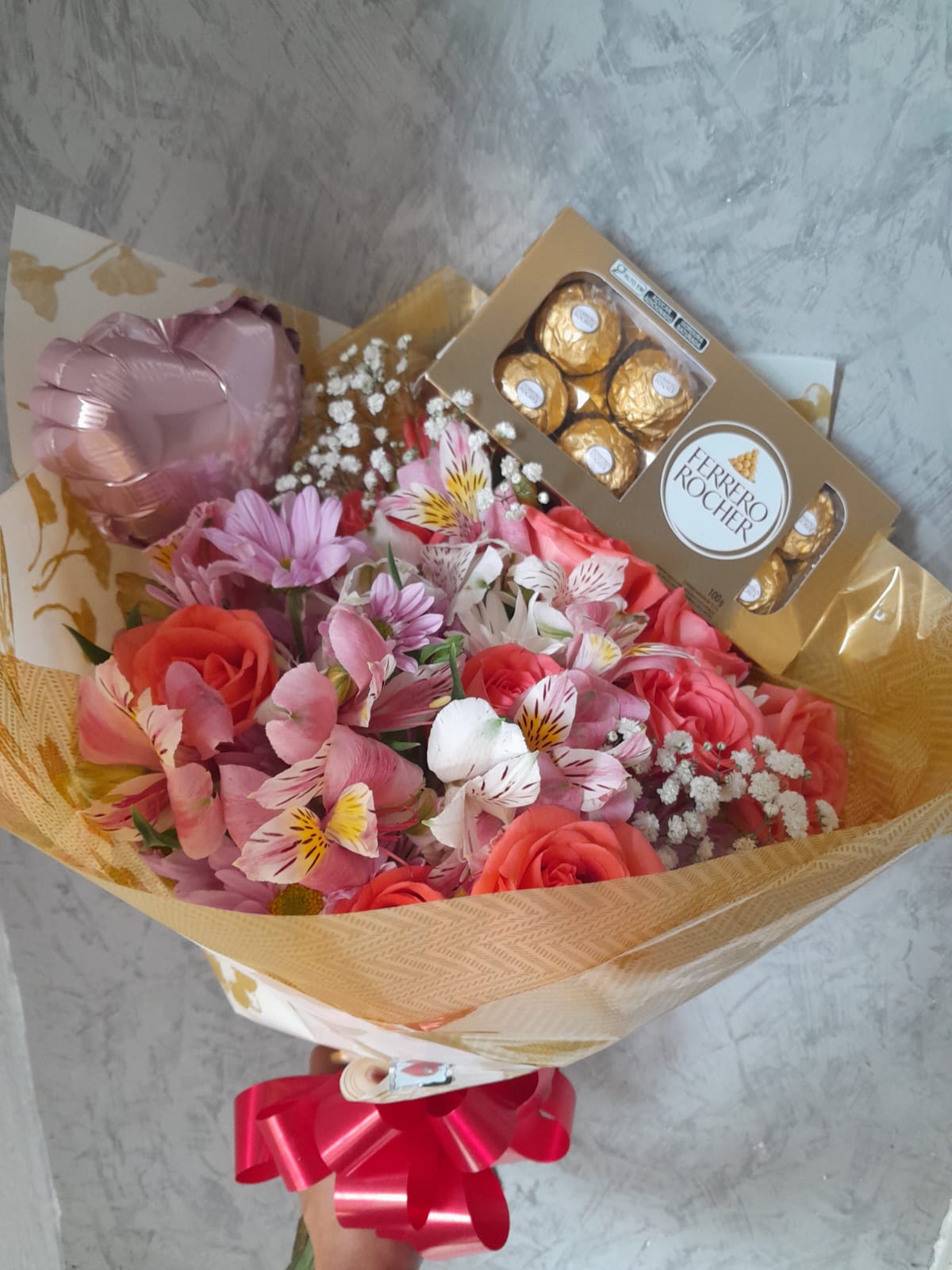 Buquê Delicado com Ferrero Rocher